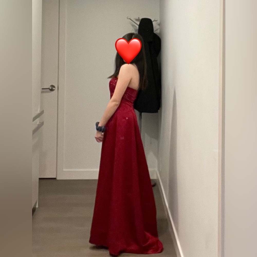 Red bridal dress/prom dress
